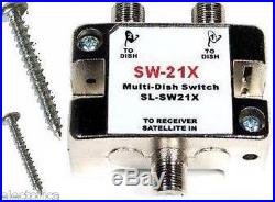 10 X SW21 SATELLITE MULTI-SWITCH DISH NETWORK BELL EXPRESS VU SW21X LNB 110 119