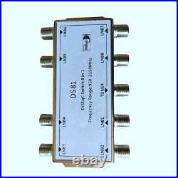 10X(DS81 8 in 1 Satellite Signal DiSEqC Switch LNB Receiver Multiswitch S8K7)