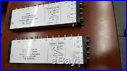 12-Port Multiswitch 2 units DirecTV Phase III Satellite Video 24VDC Splitter