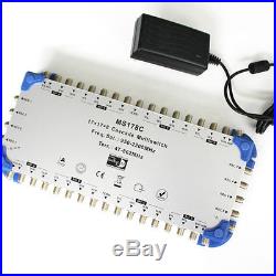 17x8 Multiswitch 16 satellite IF+1Terrestrial inputs For 8 subscriber Receiver