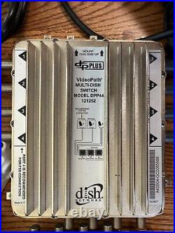 2 Dish Network DPP44 Multi dish switch 121252 Power Inserter 126609