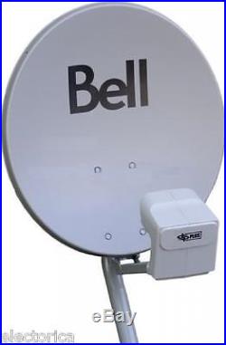 20 Bell Express Vu Hd Dish 500 Satellite Twin Dpp Lnb + Sw21 Sw44 Multi-switch
