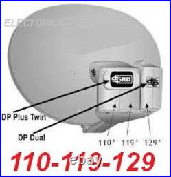 24 Dish Network Satellite 1000 Dpp Pro Plus Hd 110-119-129 1000.2 Dp Super 500