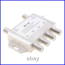 2x4 Multiswitch 2/4 2 LNB Satellite Multiswitch 4 Receivers HDTV HD