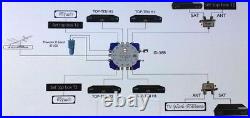 3 X 8 Satellite multiswitch 2 satellite IF and 1 terrestrial TV for 8 receivers