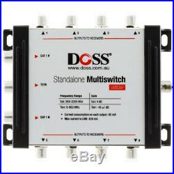 3-in 8-out Multiswitch 5-2150mhz F-type Satellite Fta