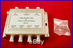 3x4 Multiswitch Satellite Receiver Lnb Voltage Switch