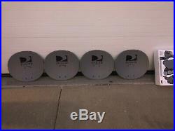 4 NEW COMPLETE DIRECTV MULTI SATELLITE DISH 18 X 20 WithTRIPLE LNB/SWITCH