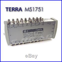 4x Quattro LNB In x 4 Receiver OUT Cascadable satellite multiswitch Terra 1751