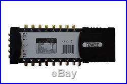 5x24 Satellite/Terrestrial Multiswitch Revez Pro Series Gold 5 in 24 out