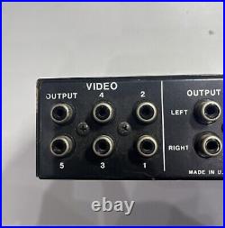 Audio Video Switching System Audio Authority Model 515 for Video Components
