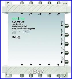 Axing SAB 5501-17 17 dB 5-in-5 1-Way Tap for Satellite Multiswitch5-2200 MHz