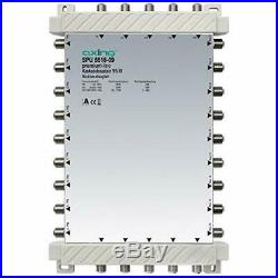 Axing SPU 5518-09 5-in-18 Cascade Unit for Satellite Multiswitch Silver
