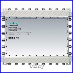 Axing SPU 9912-09 9-in-12 Cascade Unit for DiSEqC Satellite Multiswitch Silver