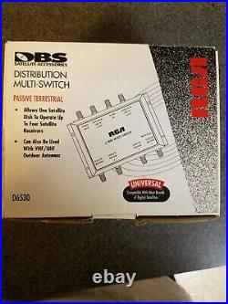 BRAND NEW RCA- DBS 4 Way Multi-Switch, Model D6530