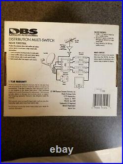 BRAND NEW RCA- DBS 4 Way Multi-Switch, Model D6530