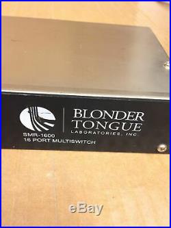 Blonder Tongue 16 Port-1600 Satellite MultiswitchModel SMR-1600Stack Working