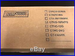 CableTronix CTMS-16RKPS 16-Channel Rack-Mountable Satellite Multiswitch NEW