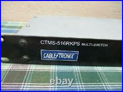 Cabletronix CTMS-516RKPS Professional Grade Satellite Multiswitch