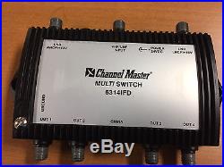 Channel Master CM6314IFD-S 3X4 Way Multiswitch Satellite Signal