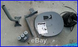DIRECT TV DTV DIRECTV 3 TRIPLE 18x20 DISH LNB MULTI switch SATELLITE Antenna