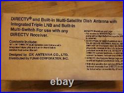 DIRECTV Multi-Satellite Dish, Triple LNB, Multi-Switch DSA-20MA 18 x 20 NEW