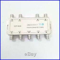DiSEqC Switch 8 in 1 Satellite Signal Diseqc Switch Lnb Receiver Multiswitch