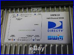 DirecTV SWM-32 Satellite Multiswitch With 24V Power Supply and Rackshelf