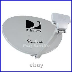 Directv Swm3 Slimline Kaku Dish +lnb Swm 3 + Short Mast + 150ft Cable