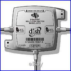 Dish Network DP21 Multi-Switch Satellite Switch Dish Pro DP 110 119 Video 21 LNB