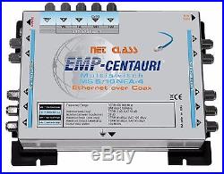 Ethernet over Coax satellite multiswitch MS5/10NEA-4 (5x10), 1Gbps, Made in EU