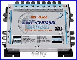 Ethernet over Coax satellite multiswitch MS9/10NEA-4 (9x10), 1Gbps, Made in EU