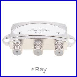 FTA Switch 2X1 DiSEqC Satellite Dish for FTA Receiver Multi LNB LNBF White