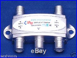 FTA Switch 4X1 DiSEqC Satellite Dish for FTA Receiver 4 in 1 Multi LNB LNBF