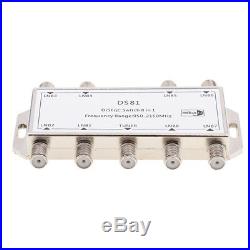 FTA Switch 8X1 DiSEqC Satellite Dish for FTA Receiver 8 in 1 Multi LNB LNBF