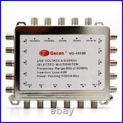 Gecen 4x16 13v/18v 0/22KHz in, 16 out Satellite LNB Multi-switch MS-4016