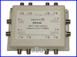 Homevision Technology DGSSW44A Multiswitch 4 IF input to 4 outpus for Satellite