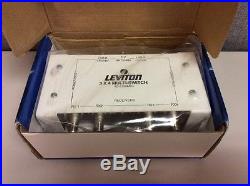 LEVITON # 47691-3MS Satellite Video Multi-Switch 4 Receiver Output Sealed New