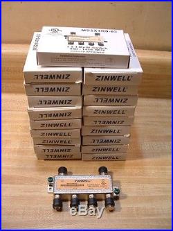 LOT OF 19 ZINWELL 2x4 SATELLITE Multi Switch 4 OUTPUTS MS2X4R0-03 Free Ship