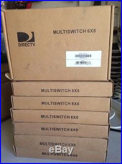 LOT OF 7 BRAND NEW DIRECTV 6x8 Multi-Switch DTV Wide-Band Satellite MS6X8R1-03