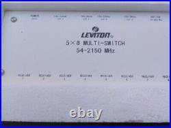 Leviton 010-47691-5MS 5x8 Multi Switch Satellite Cable Splitter Module NIB