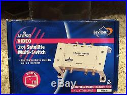 Leviton 47691-3ms 3x4 Satellite Multi-Switch NIB