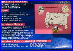 Leviton 47691-5MS, 5 x 8 Multi-Switch Satellite Cable Splitter Module New