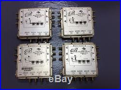 Lot Of 4 Dish Network DP34 Satellite Multiswitch 3X4 DP 34 Multi Switch
