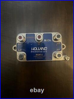 Lot of 10 Holland Electronics MSAT-4 MoCA 4-Way Splitter DIRECTV Approved