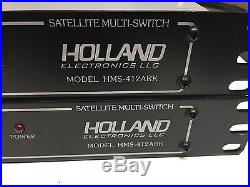 Lot of 2 Holland Electronics Satellite Multi-Switch Model HMS-412ARK