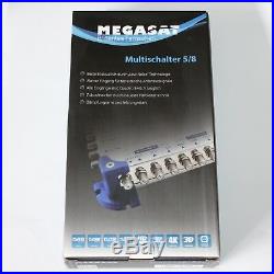 MEGASAT Multiswitch 5/8 for reception of one satellite for up to 8 users NEW