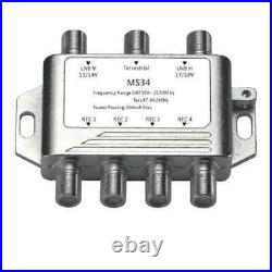 MS34 4 in 2 Out Diseqc Switch Multiswitch Satellite Price Stand-Alone Cascade