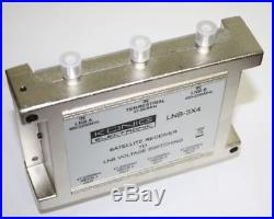 Multiswitch LNB for Satellite and Terrestrial with 3 inputs and 4 outputs