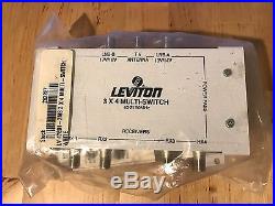 NEW Leviton 3x4 Satellite Multi-Switch #47691-3MS 40-2150MHz